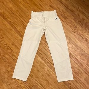 white baseball pants